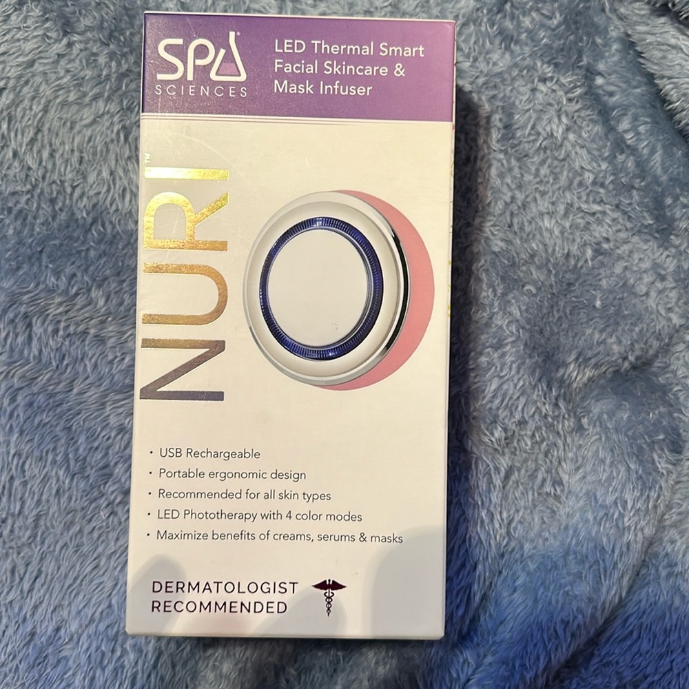 Spa sciences nuri facial skin care, and mask infuser